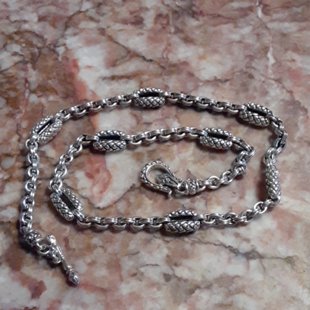 Scott Kay sterling station necklace 16"